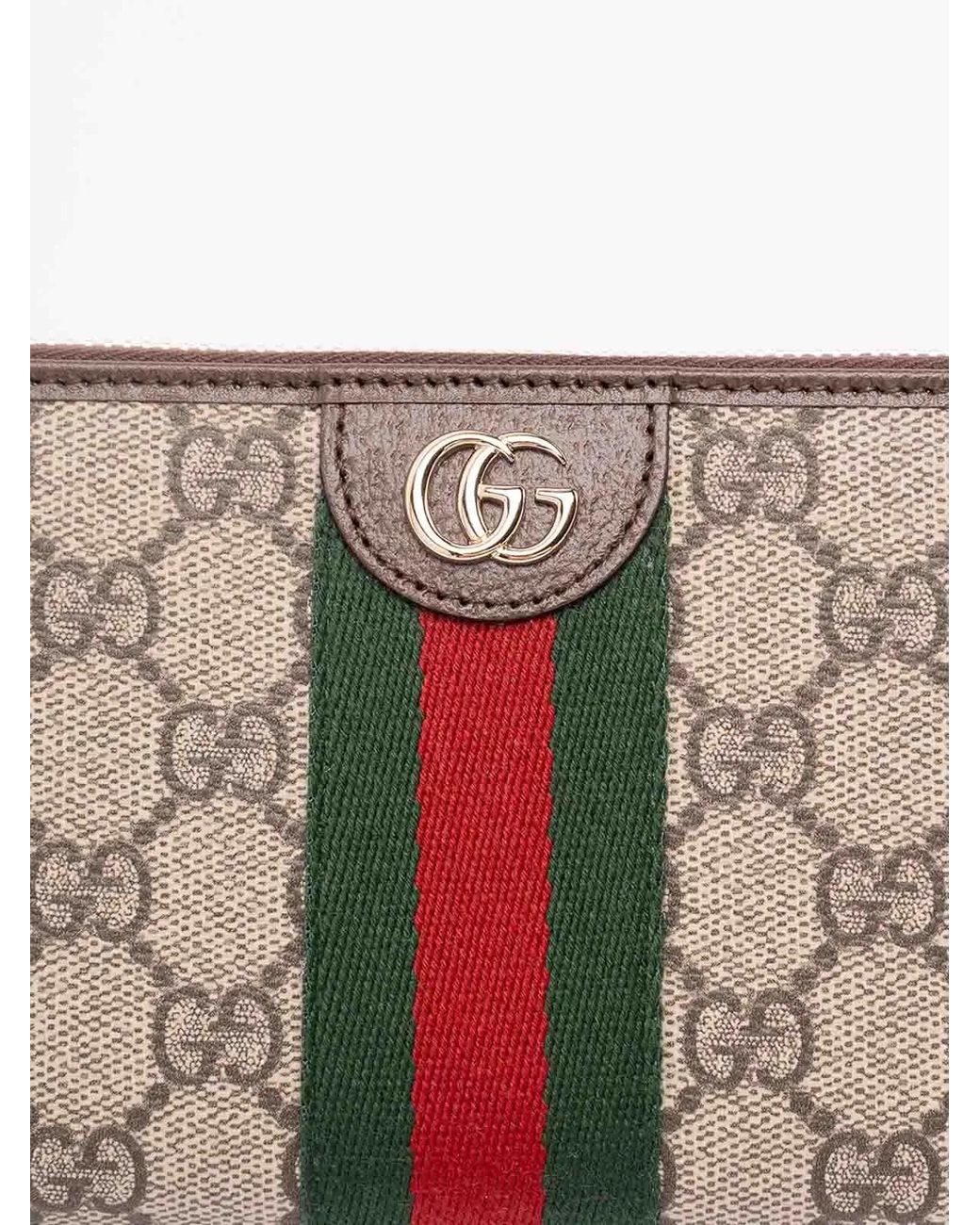 Gucci Gray 'Ophidia' Wallet