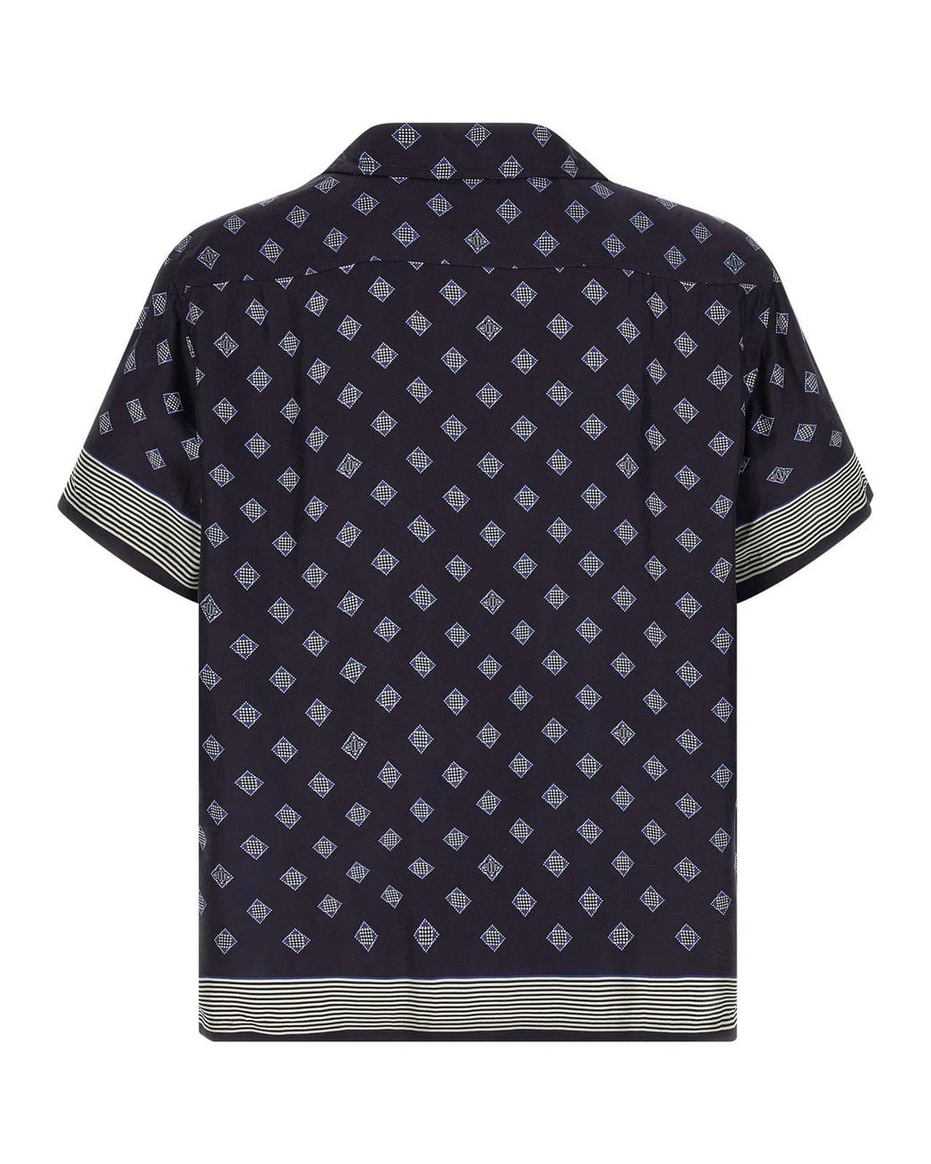Bode Blue 'Foyer Diamond' Shirt for men