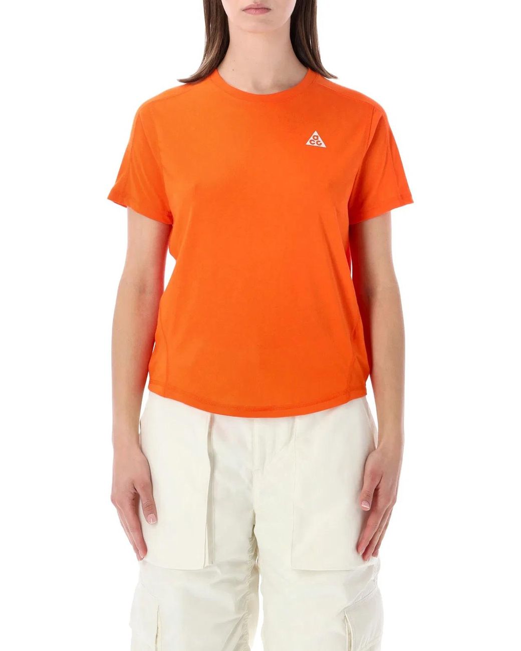 Nike Orange Acg Trail Performance T-Shirt