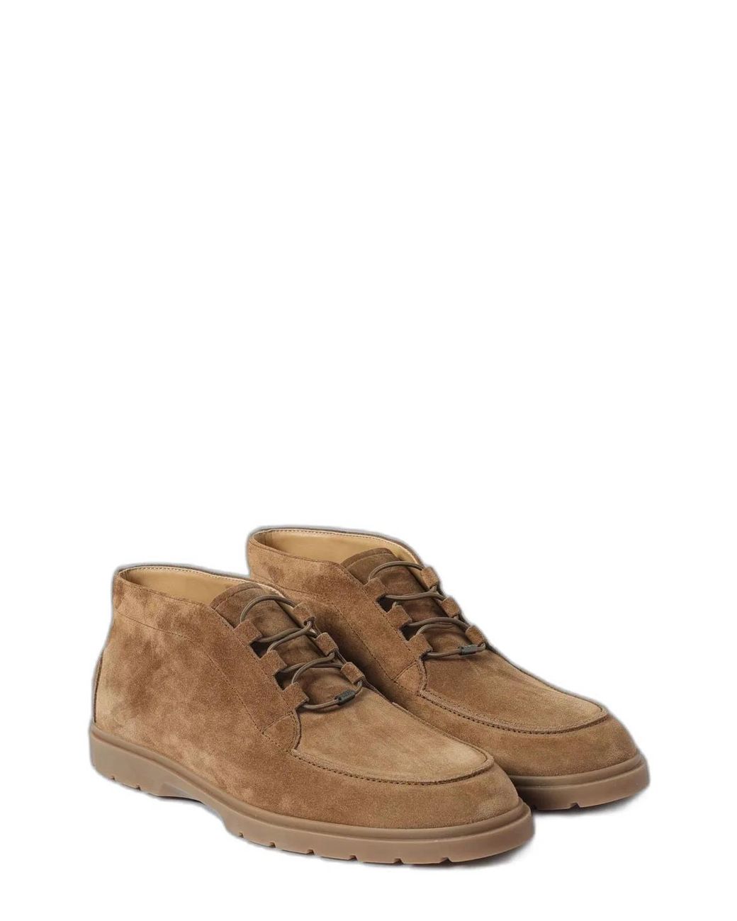 Tod's Brown Suede Desert Boots for men