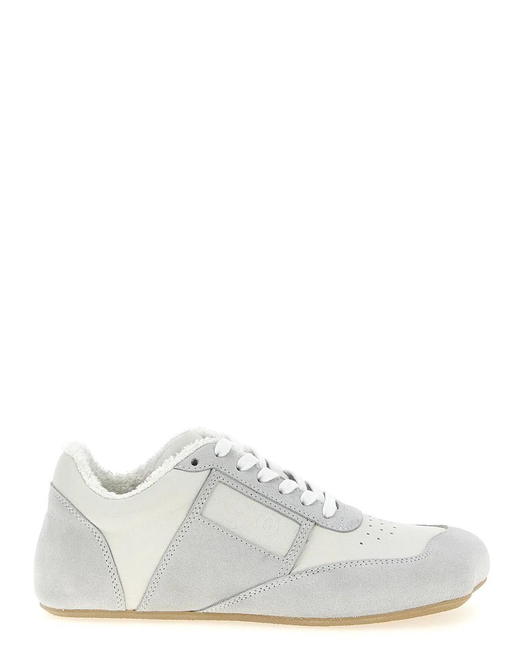 MM6 by Maison Margiela White 'Anatomic' Sneakers