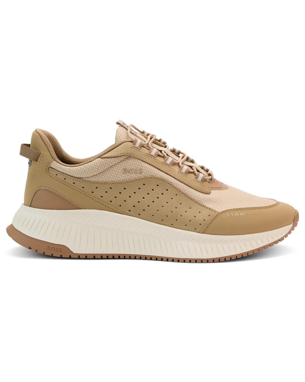 Boss Brown Shoes Titanium Evo Runner for men