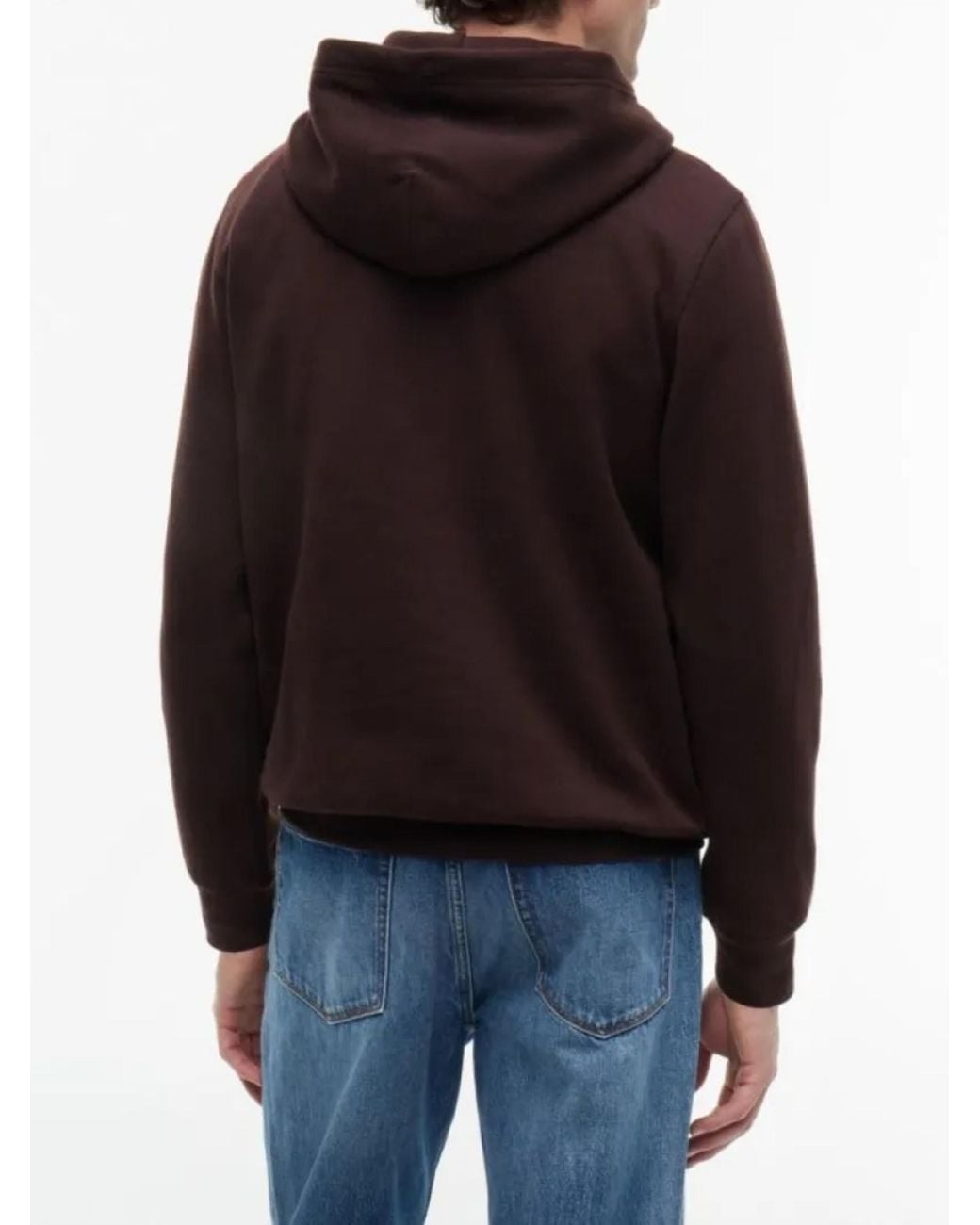 Tommy Hilfiger Brown Ess Seasonal Fleece Hoody for men