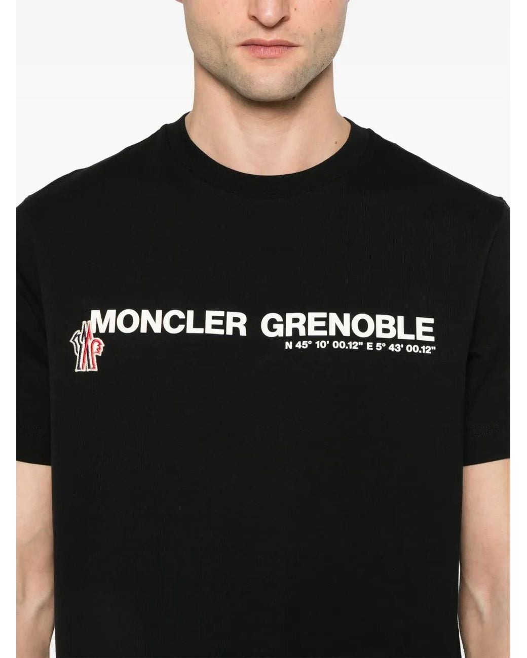 Moncler Black Ss T-Shirt for men