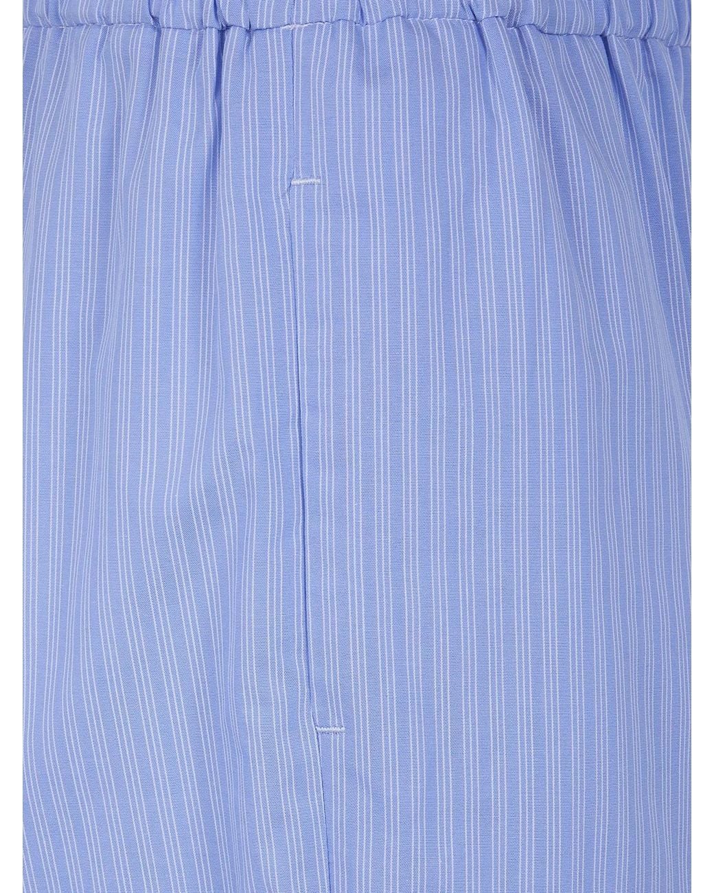 DR. HOPE Blue Elastic Waist Trousers