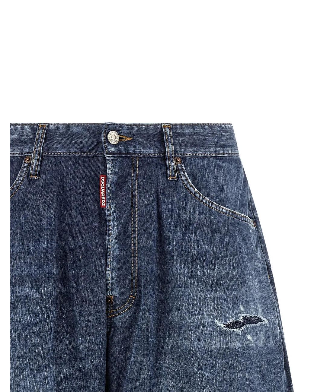 DSquared² Blue ² Cotton Bermuda Shorts for men