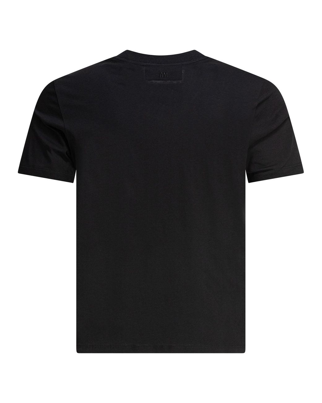 AMI Black Ami De Coeur T-Shirt for men