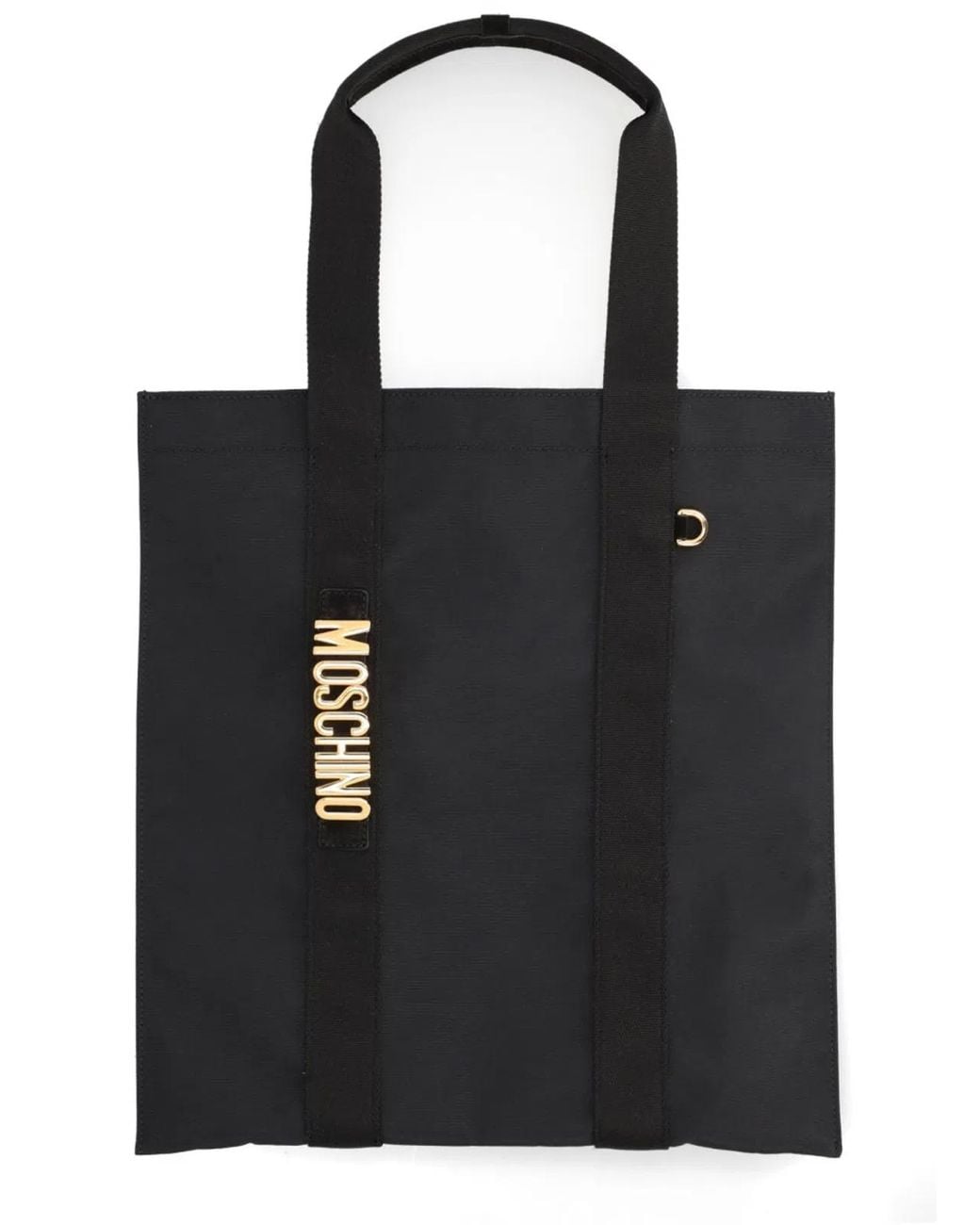 Moschino Couture Black Leather Handbag