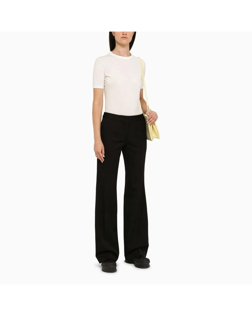Jil Sander Black Slim Tailored Pant