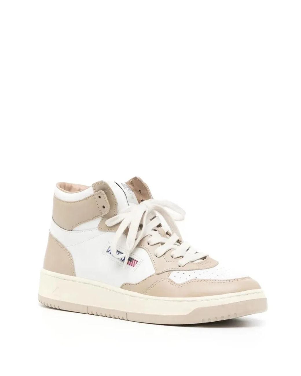 Autry White Sneaker Medalist Mid Be