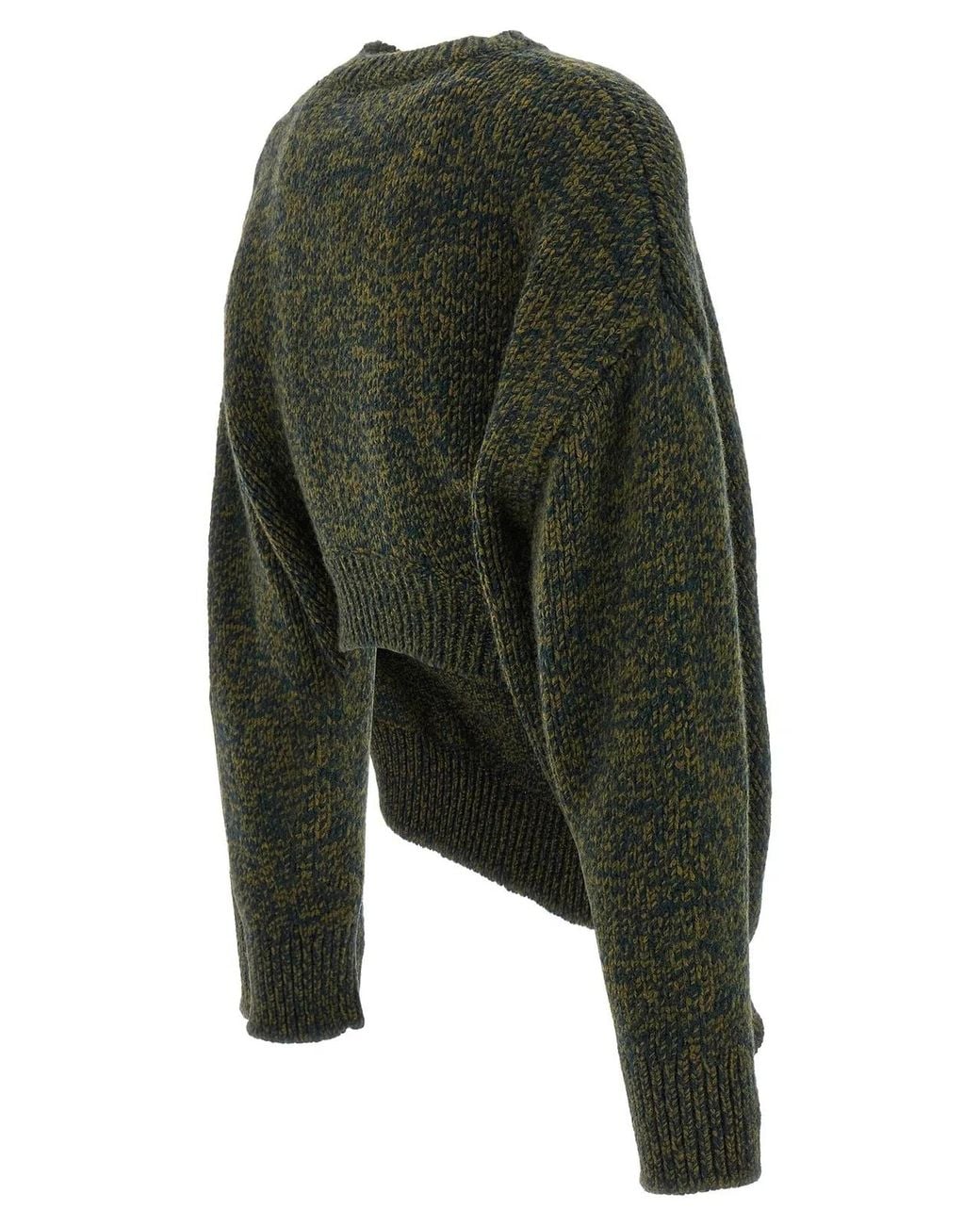 Loewe Gray Double Neck Sweater