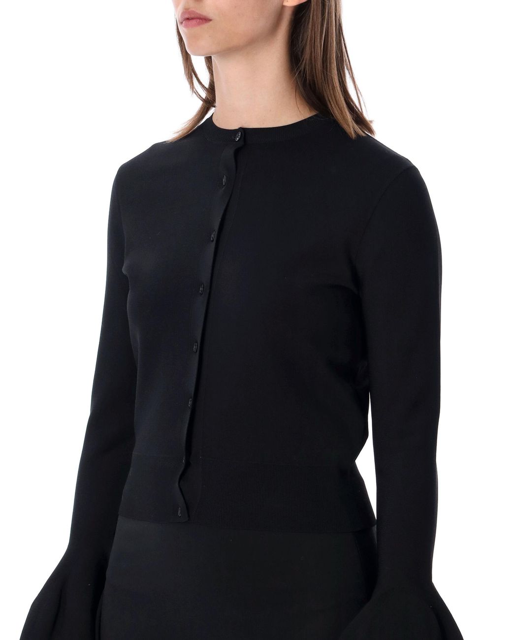 Stella McCartney Black Bell Sleeve Cardigan