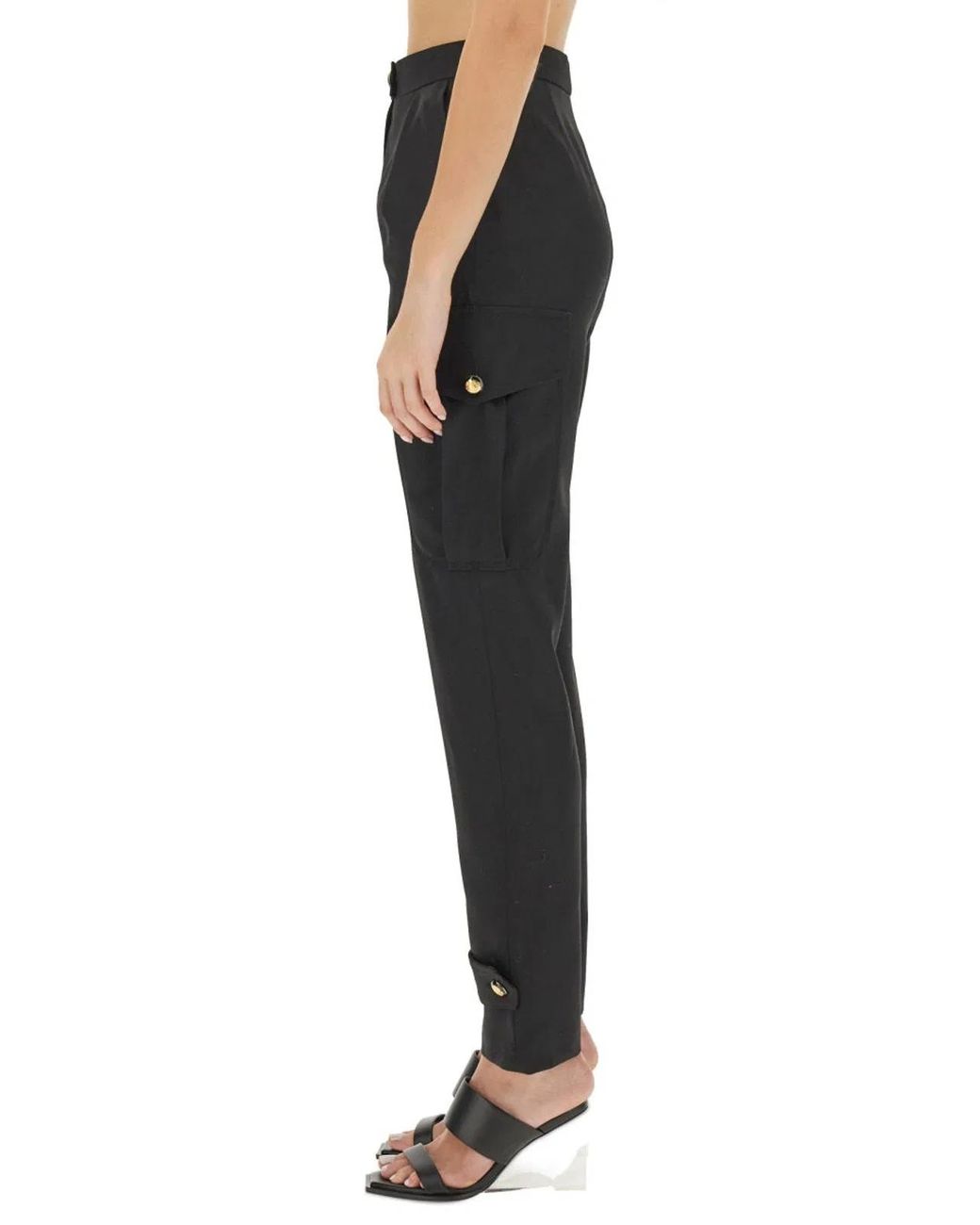 McQueen Black Military Pants