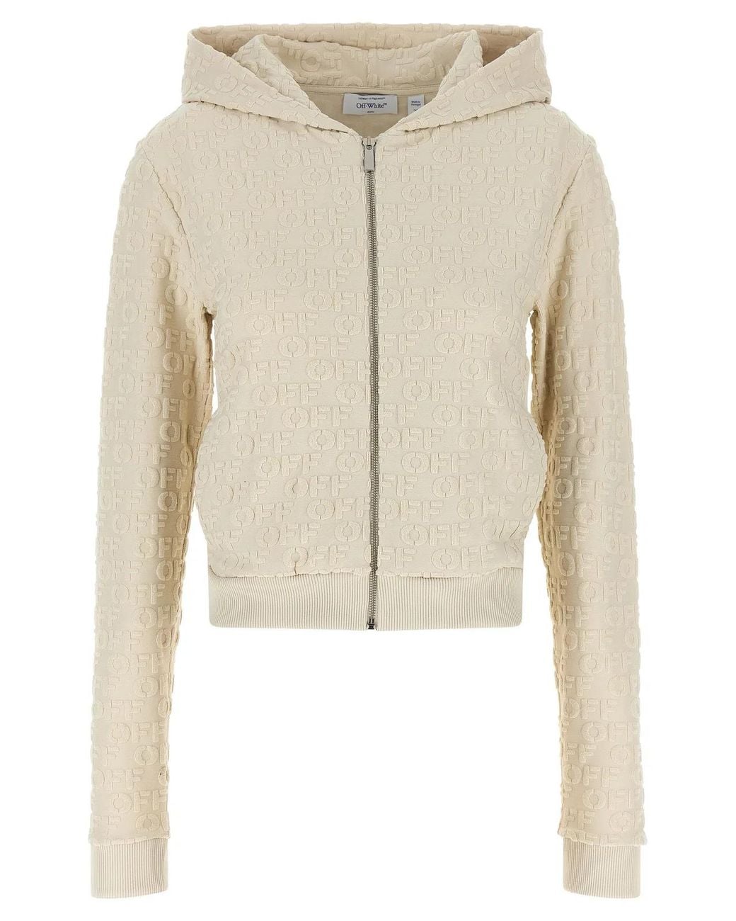 Off-White c/o Virgil Abloh Natural 'Terry Off' Sweatshirt