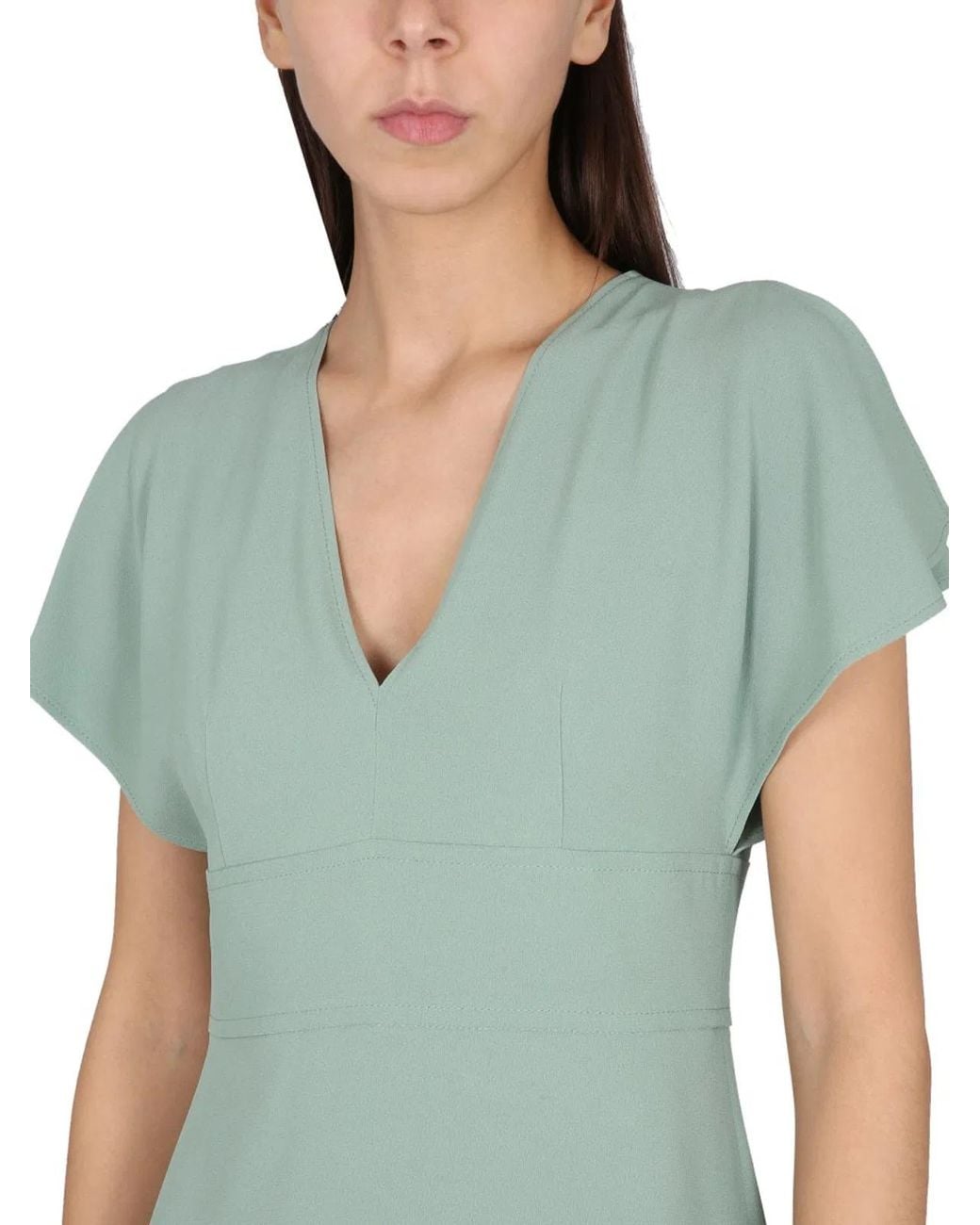 Boss Green V-Neck Dress