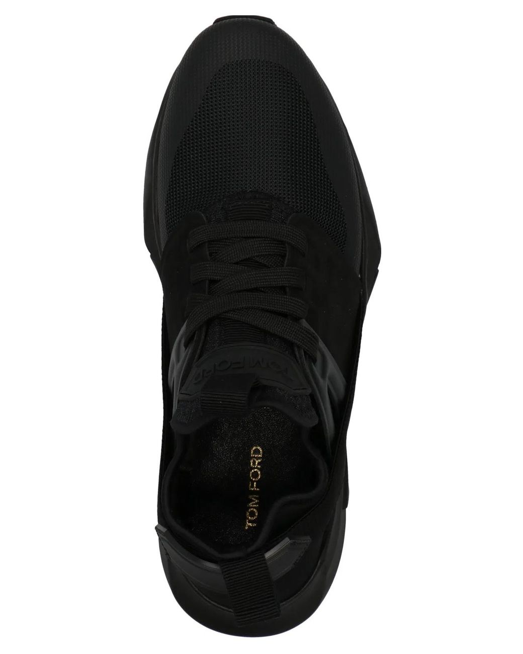 Tom Ford Black Logo Techno Sneakers for men