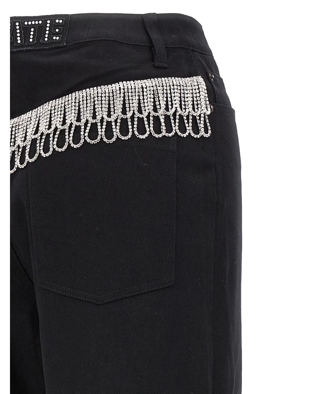 ROTATE BIRGER CHRISTENSEN Black Twill High Rise' Jeans