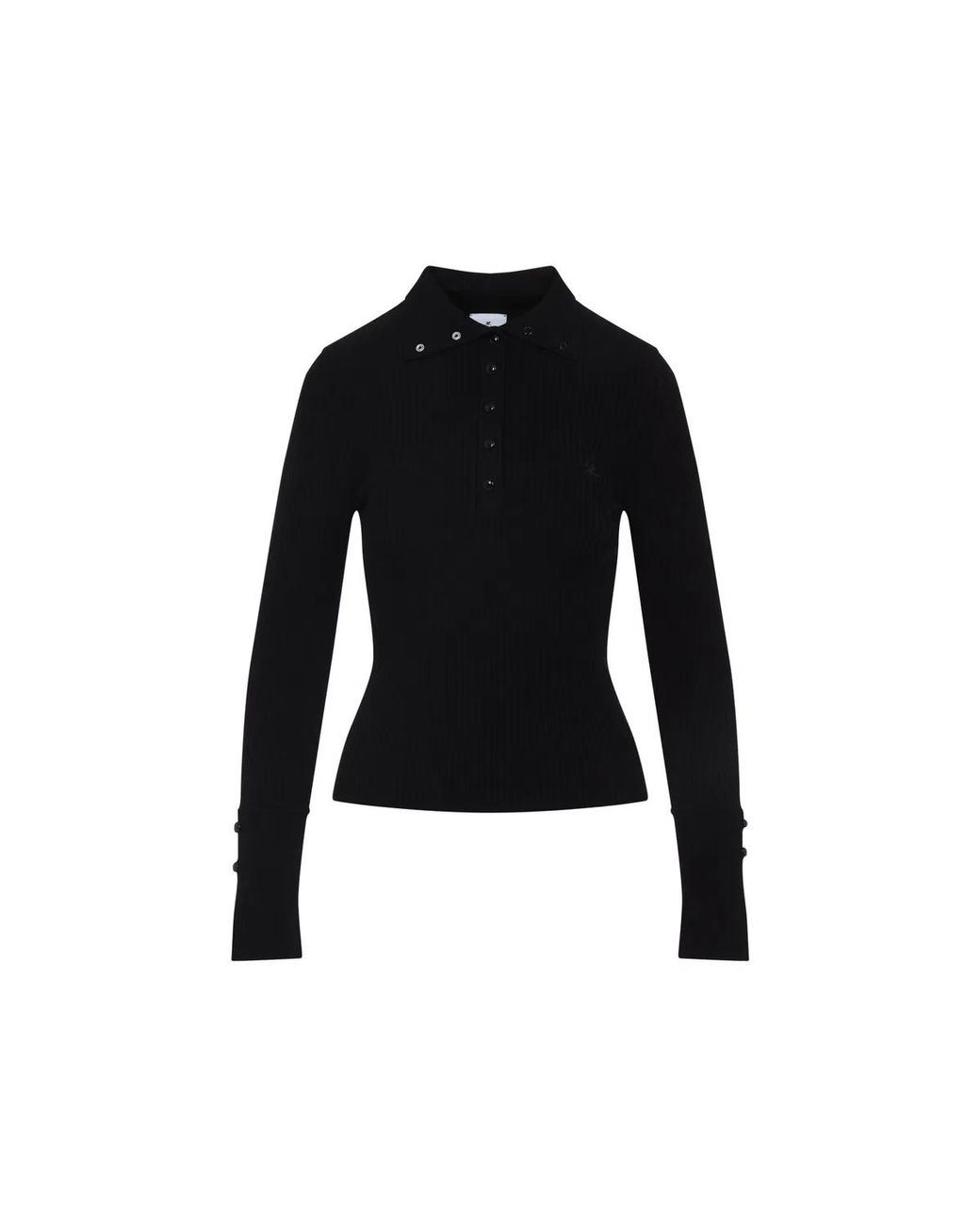Courreges Black Courregès Viscose-Polyester Jacket