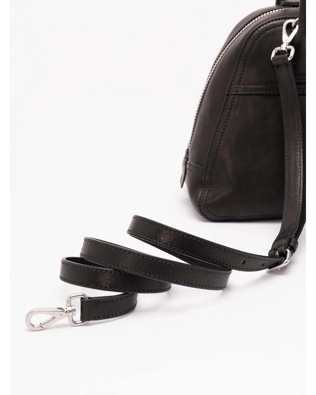 Miu Miu Black Vivant Leather Bag