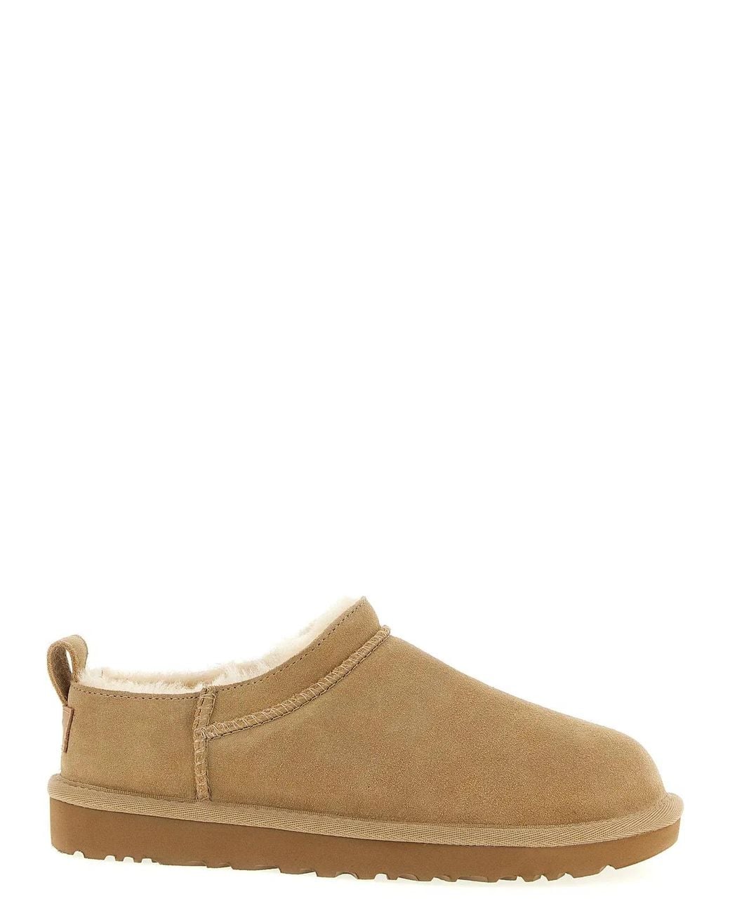 Ugg Brown 'Classic Micro' Ankle Boots
