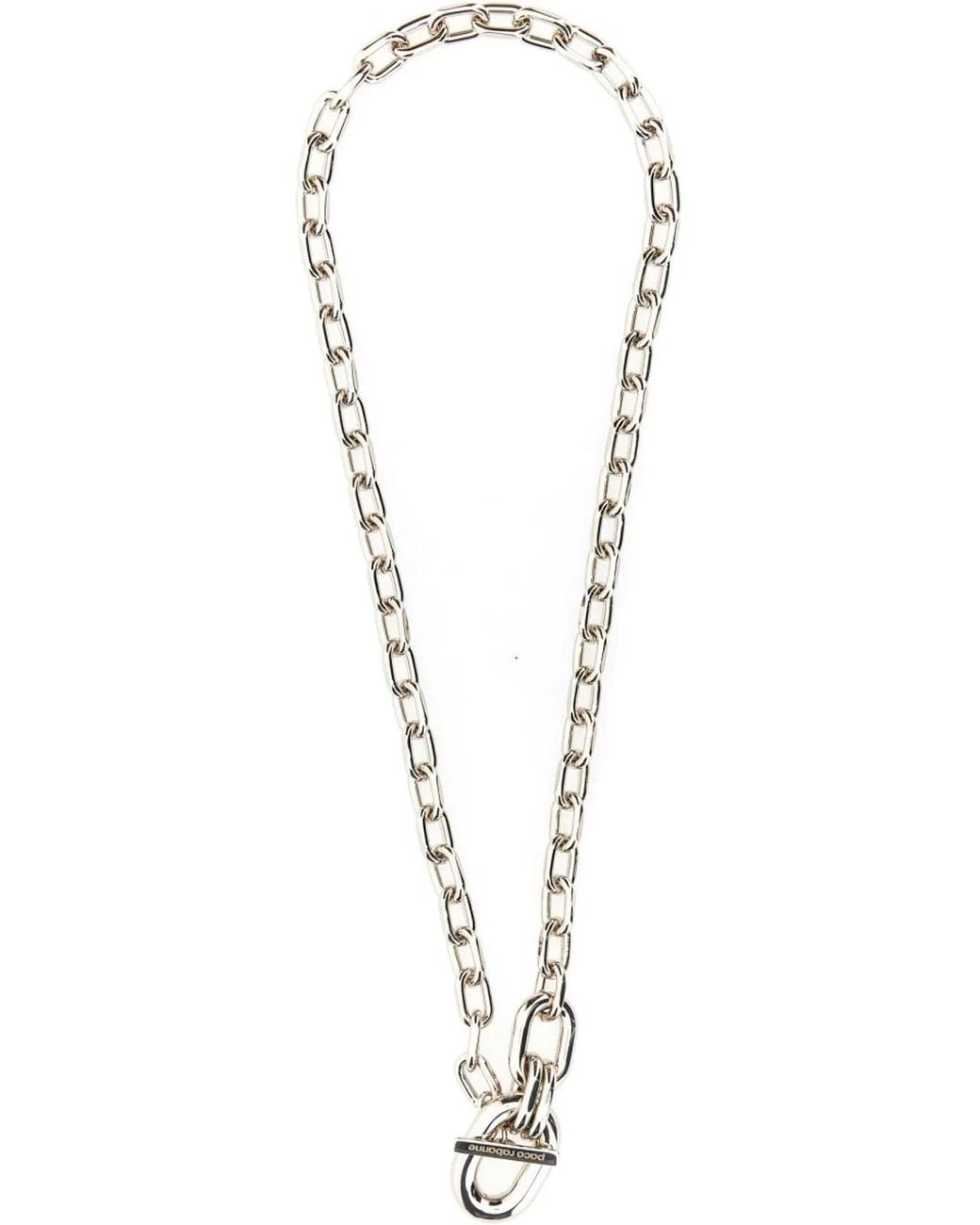 Rabanne White Necklace With Pendant