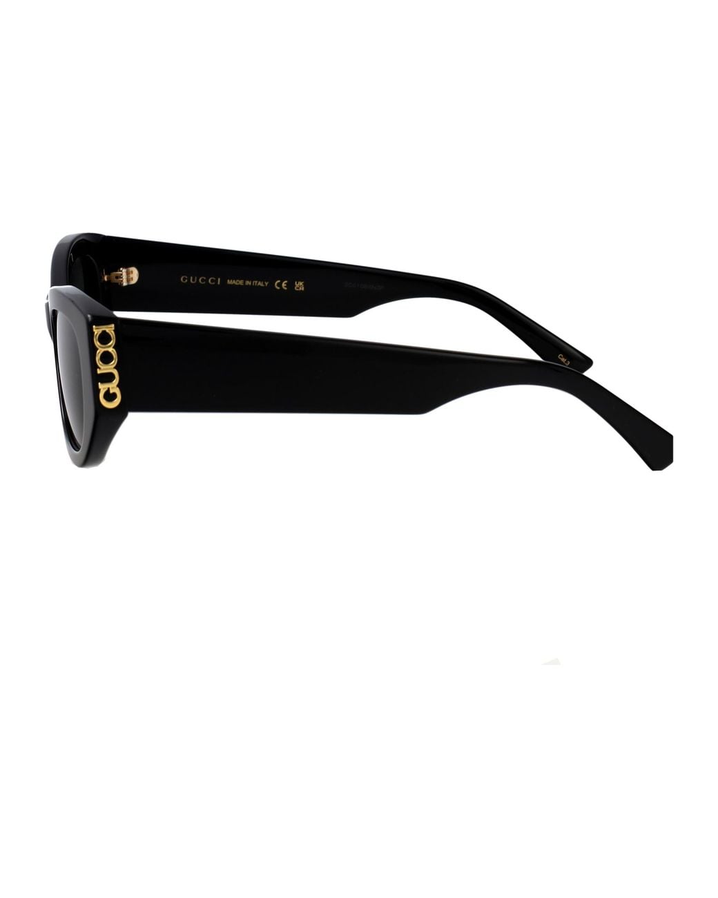 Gucci Black Acetate Sunglasses