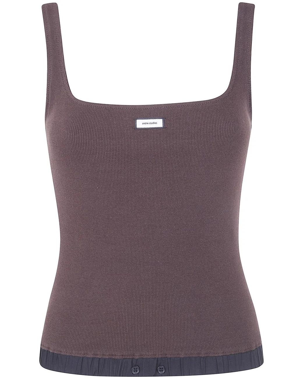 Entire studios Brown "Lounge" Tank