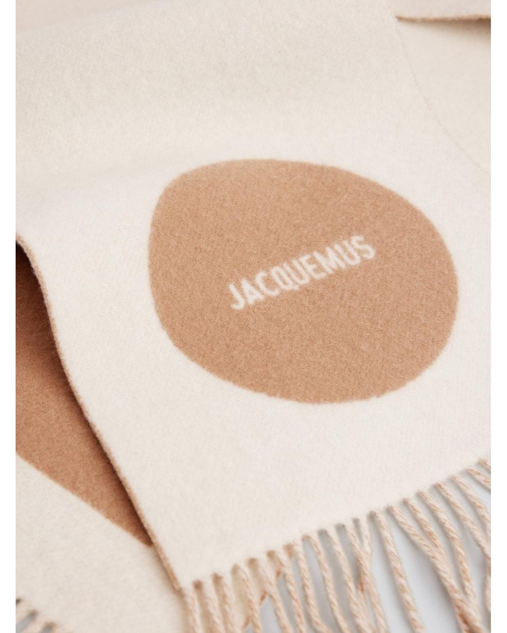 Jacquemus White L'Echarpe Rond Carre for men