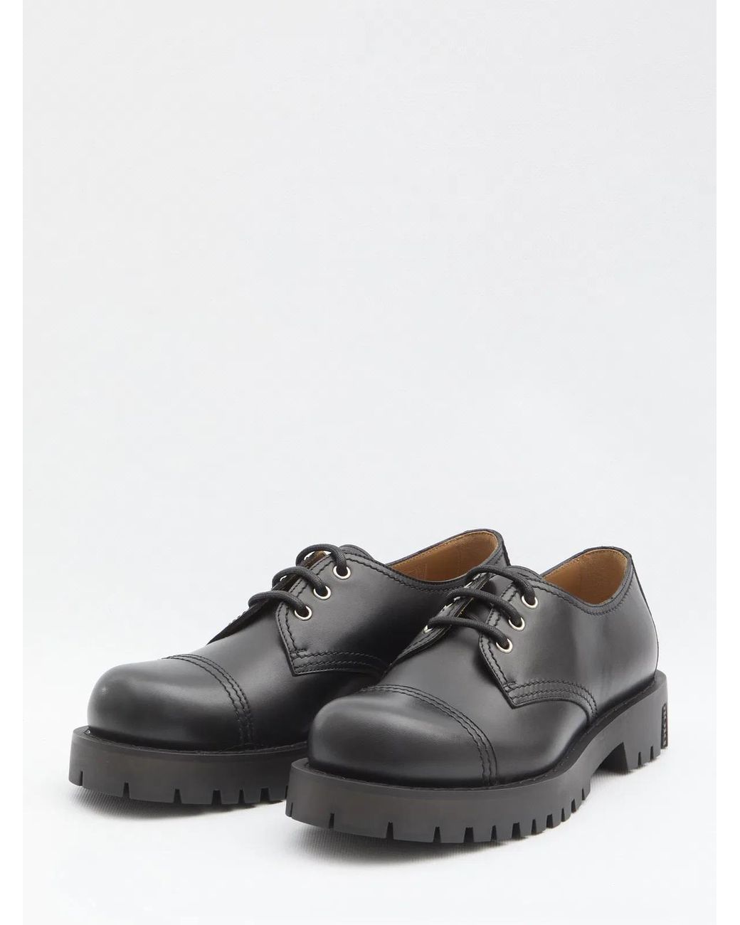 Dior Gray Calf Leather Lace-Up for men
