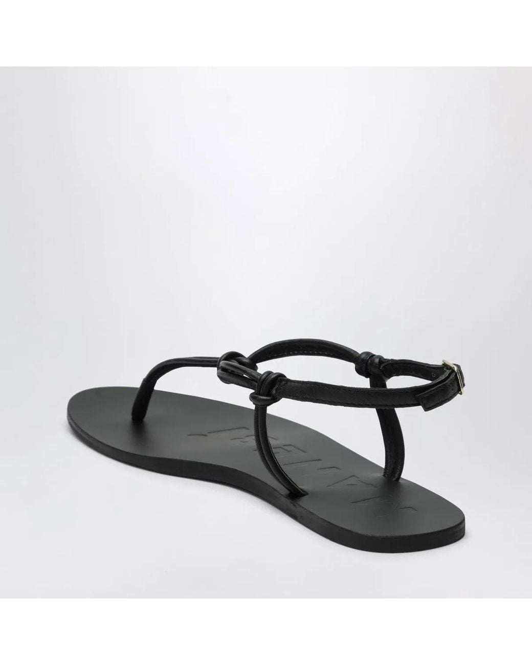 Manebí Brown Manebi Leather Flipflops