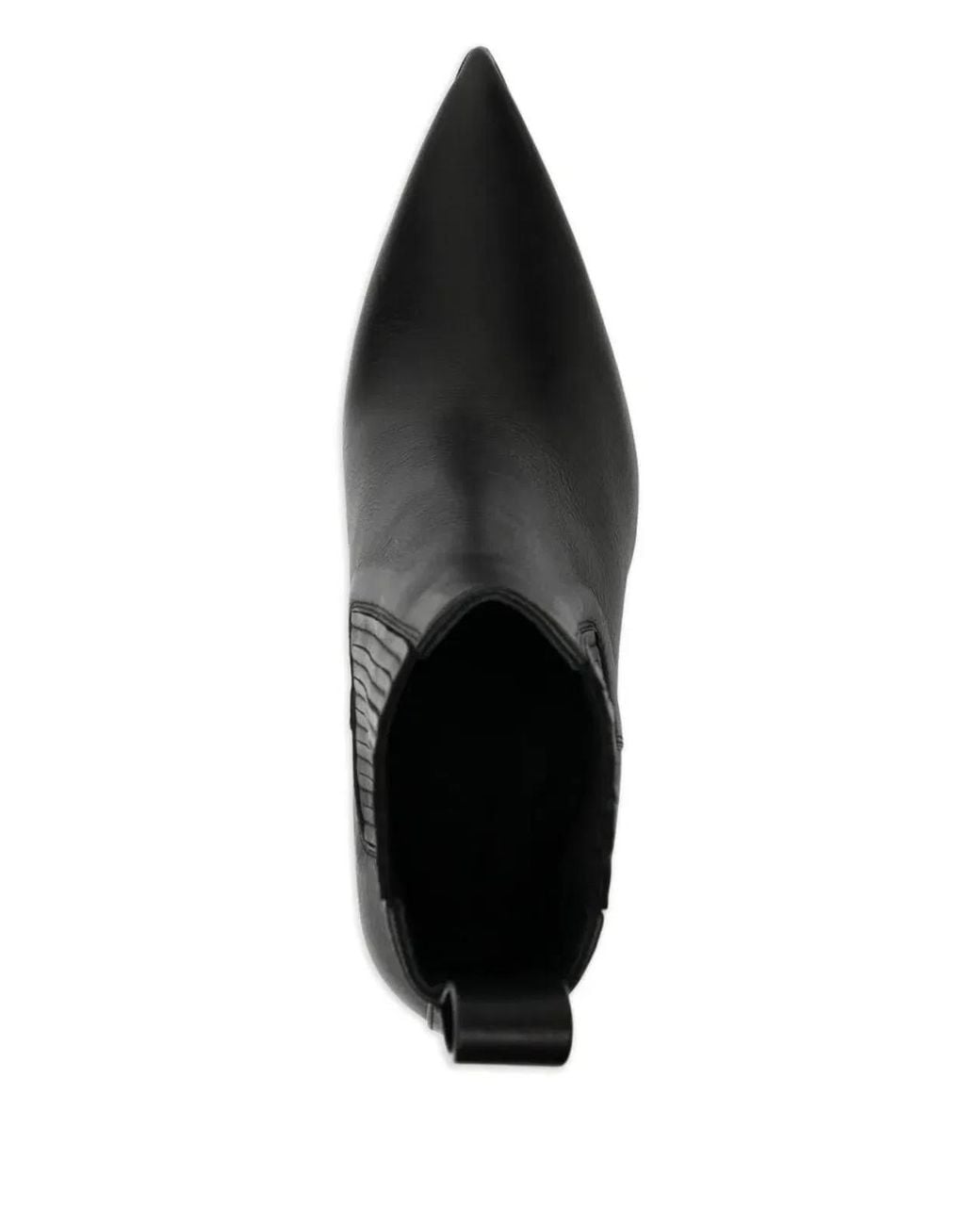 Rick Owens Black Ankle Sharp Boot
