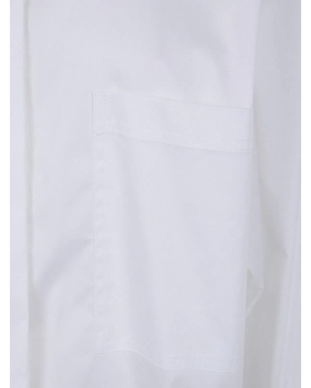 DARKPARK White "Paola" Wrapped Shirt