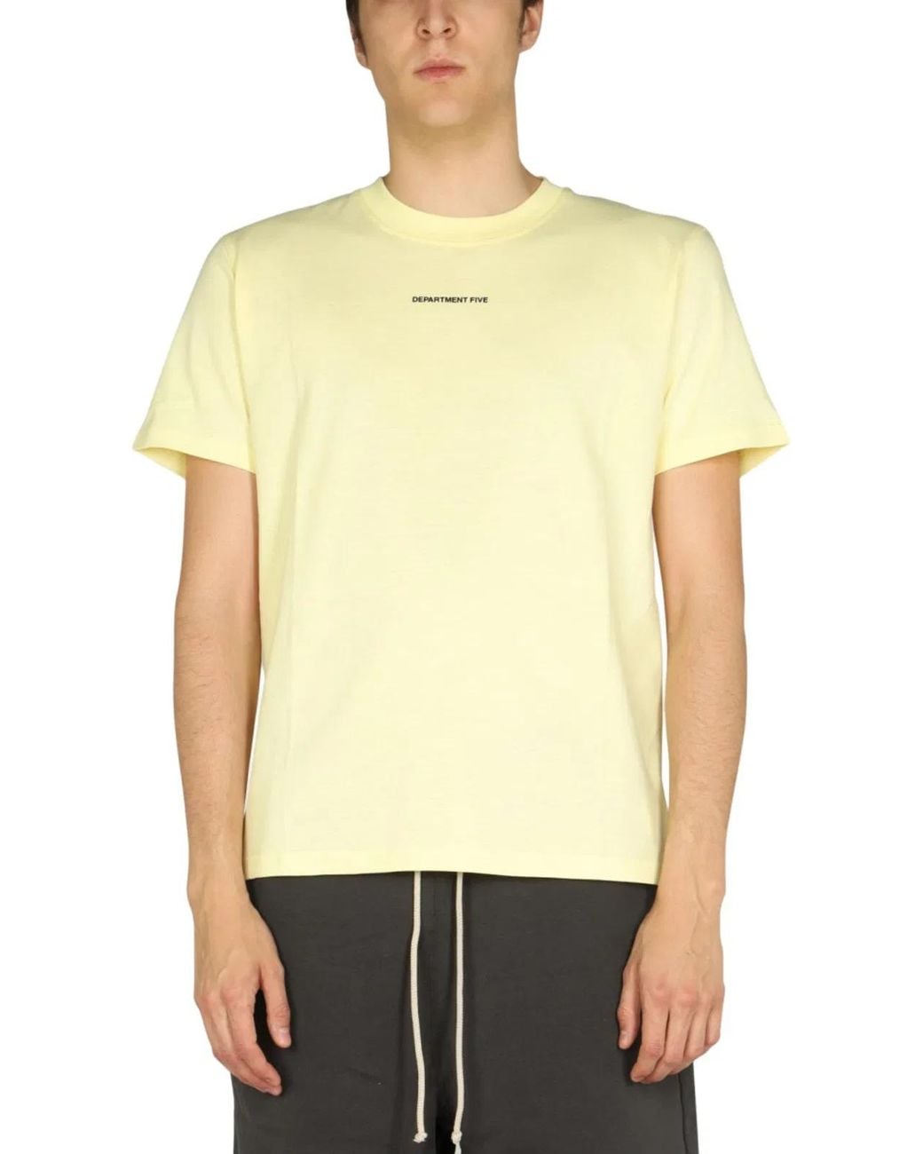 Department 5 Yellow "Aleph" T-Shirt for men
