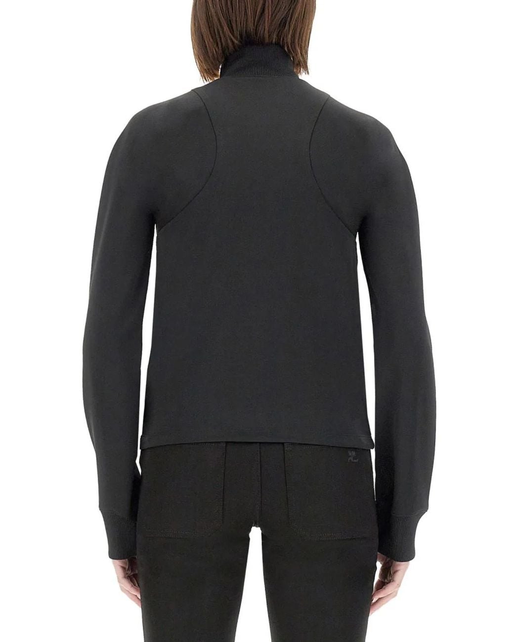 Courreges Black Courregès Interlock Scuba Jacket