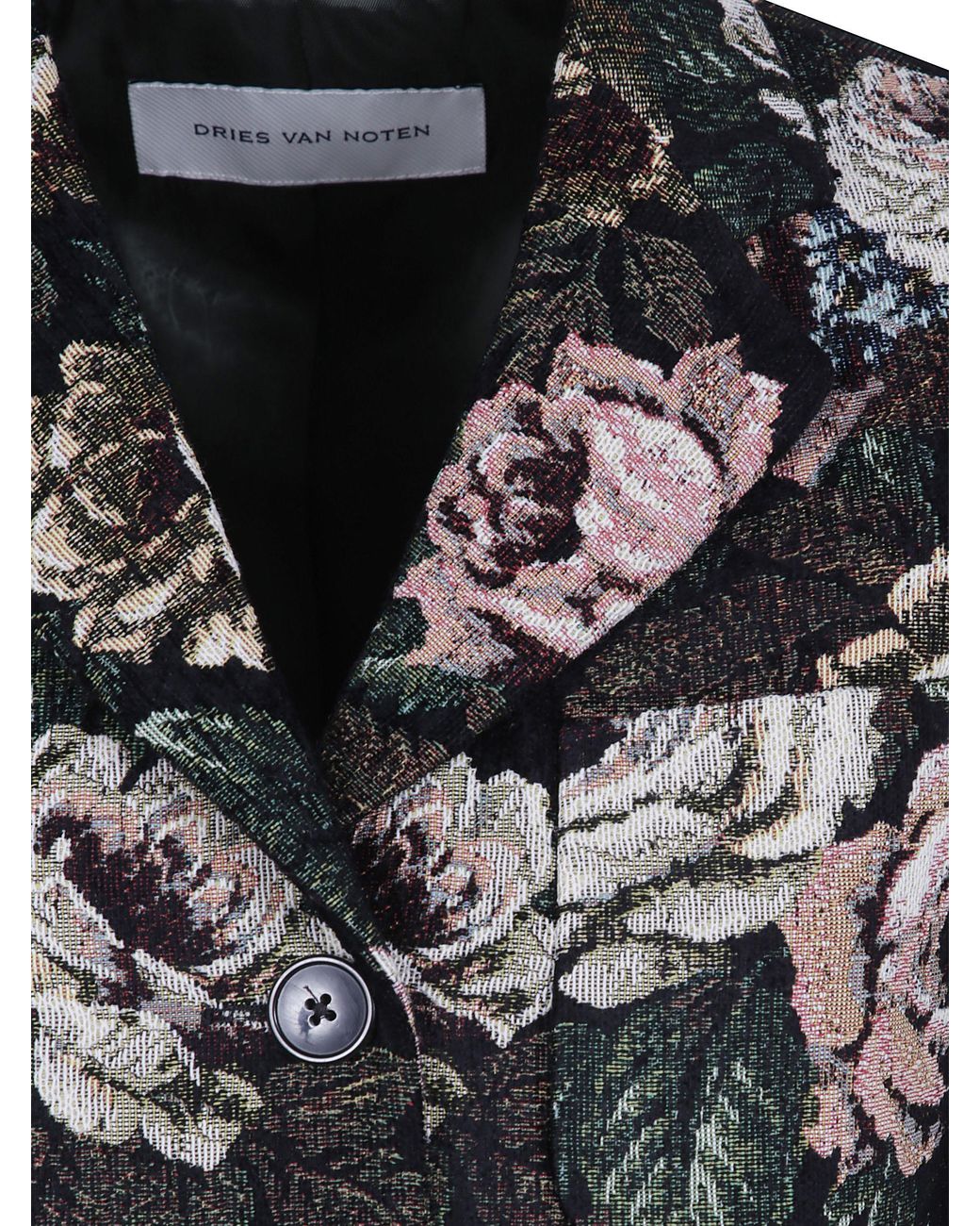 Dries Van Noten Black Brea Jacquard Jacket