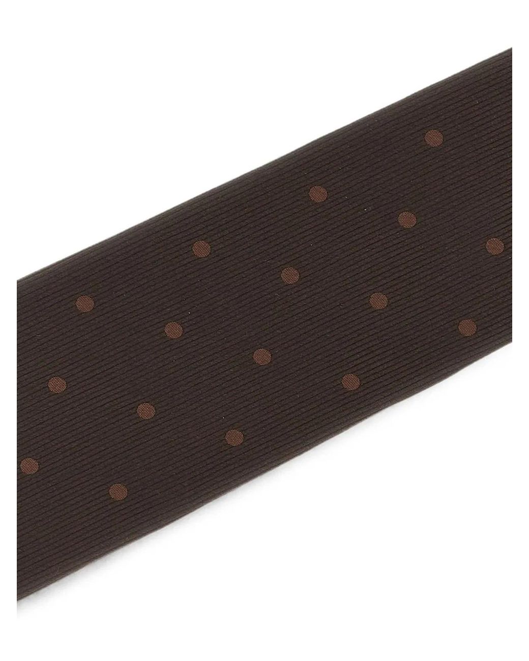 Tom Ford Black Polka Dot Tie for men