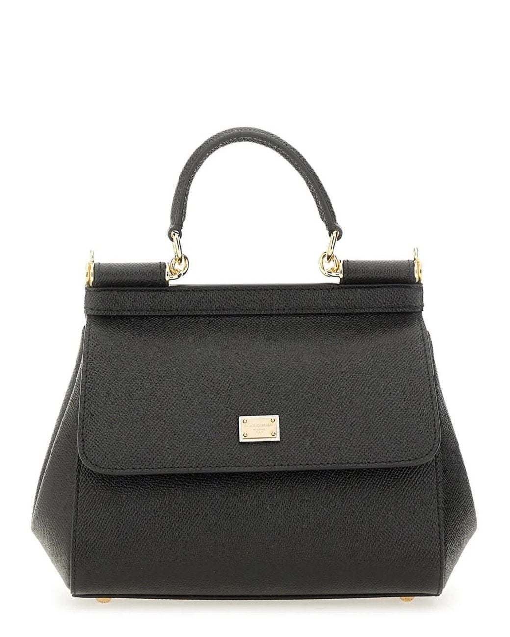 Dolce & Gabbana Black Dolce & Gabbana Borsa "Sicily" Medium