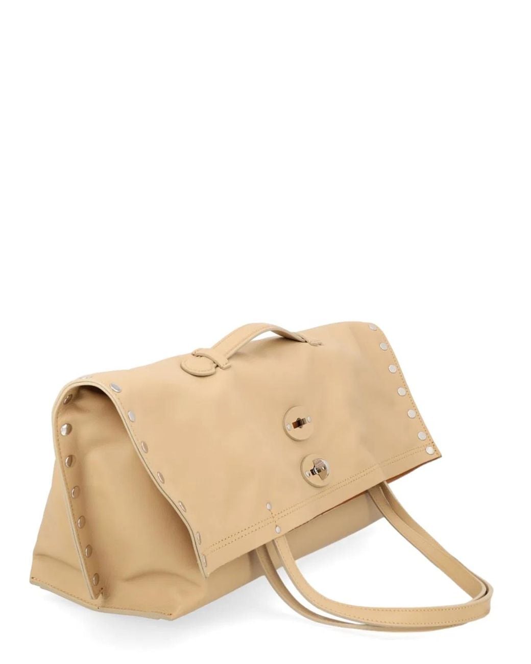 Zanellato Natural Bovine Leather Handbag