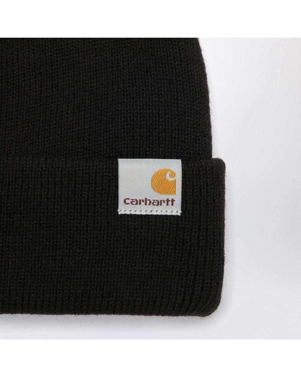 Carhartt Black Stratus Hat Low Beanie for men