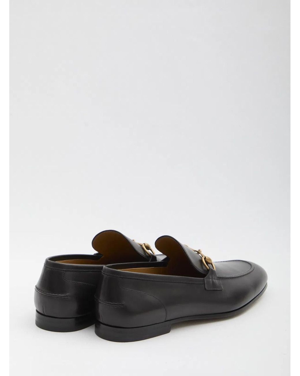 Gucci White Jordaan Loafers for men