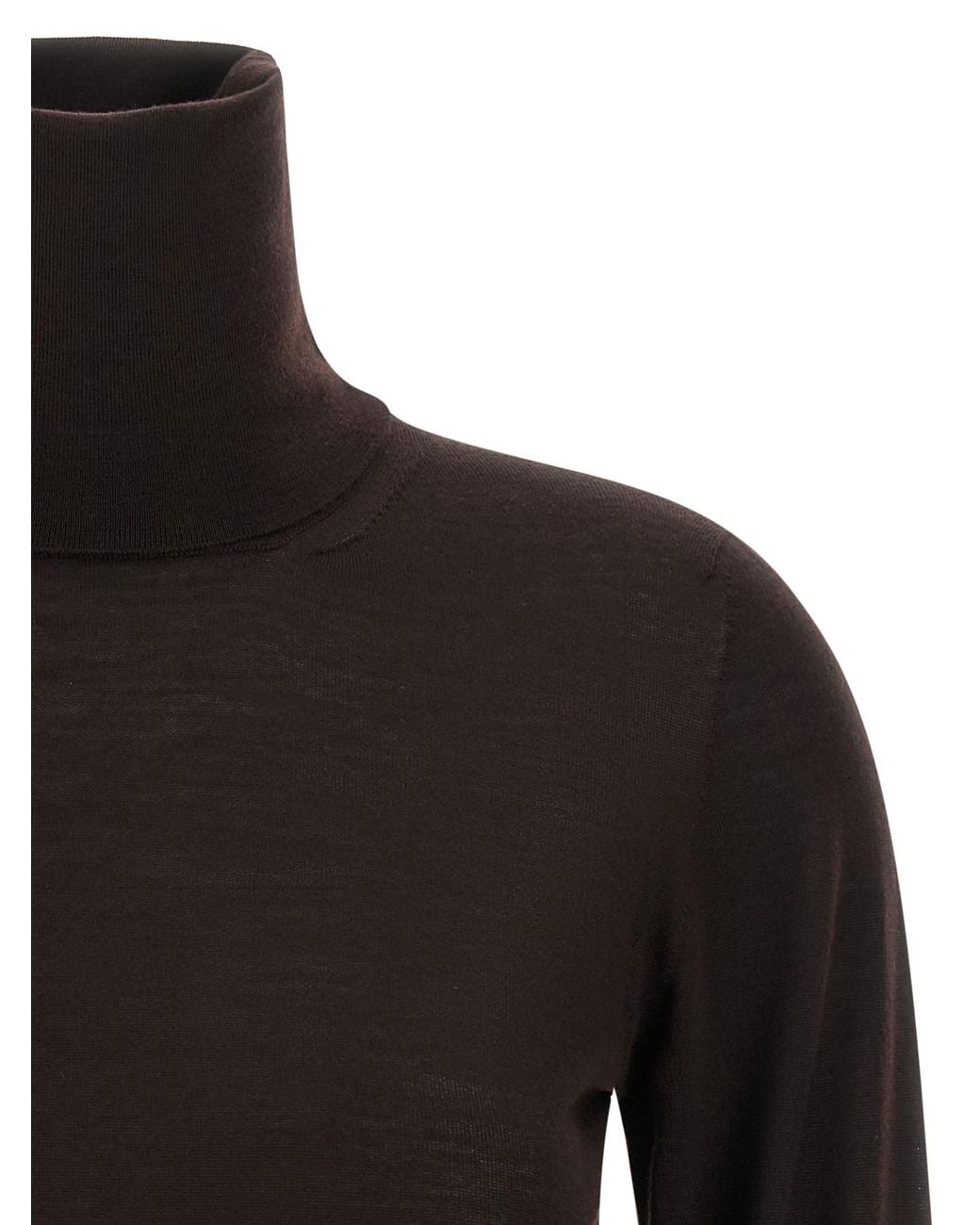 Max Mara Black 'Saluto' Turtleneck Sweater