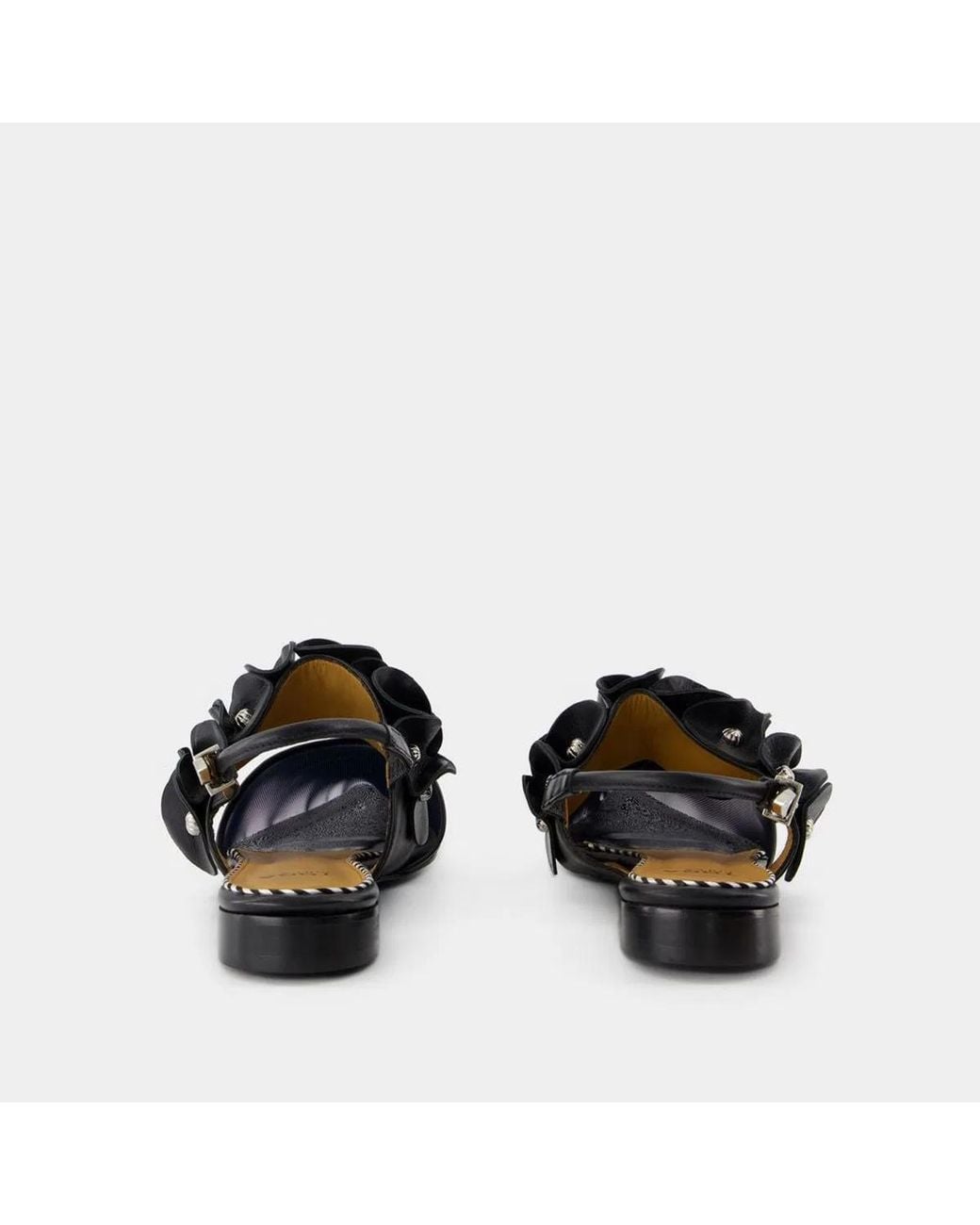 Toga Black Slingbacks Aj1398