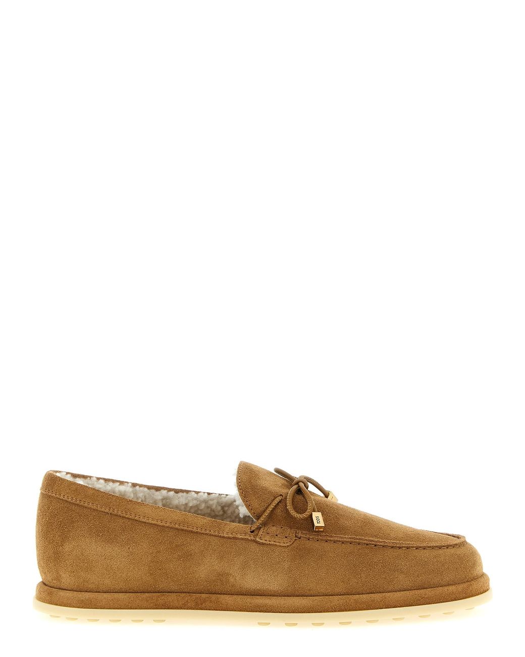 Tod's Brown Suede Loafers