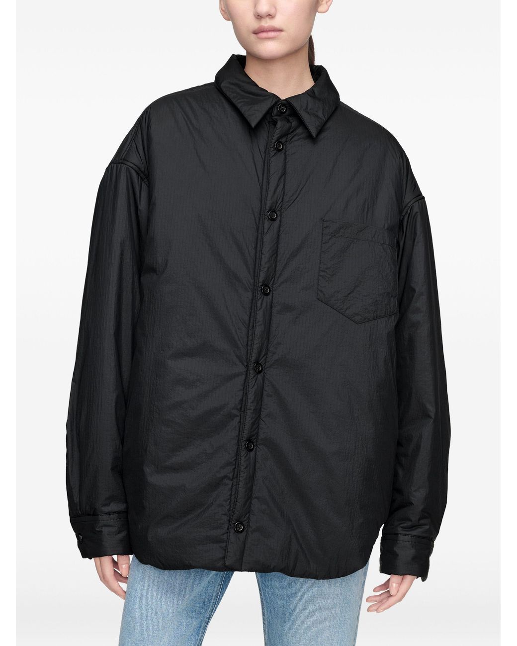 Maison Margiela Black Padded Shirt Jacket