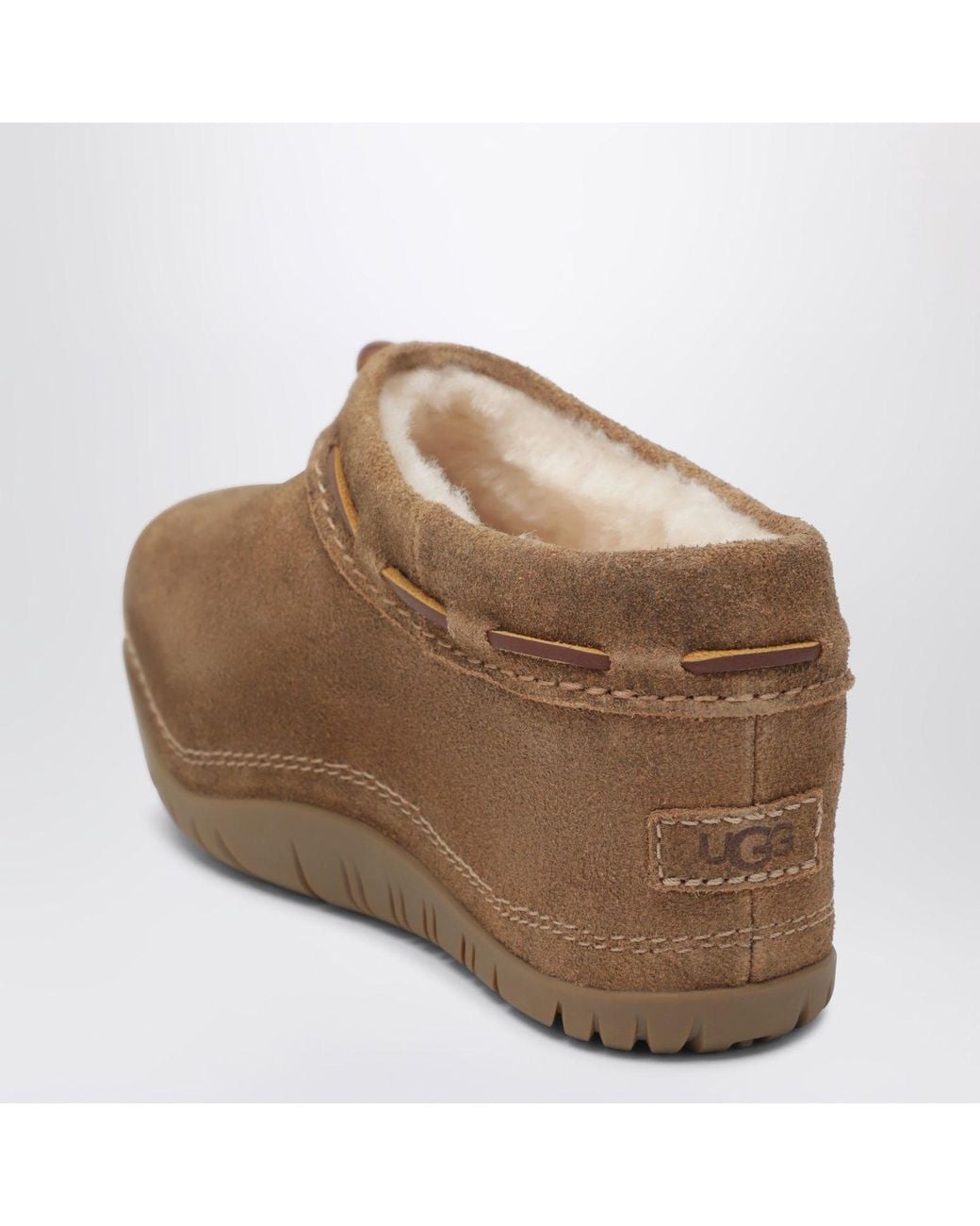 Ugg Brown Bucked Chestnut Suede Sabot