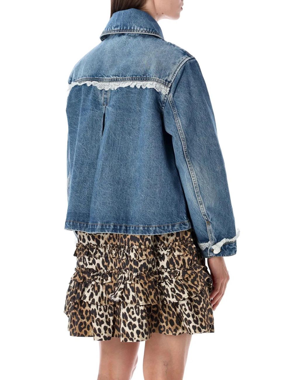 Ganni Blue Denim Jacket