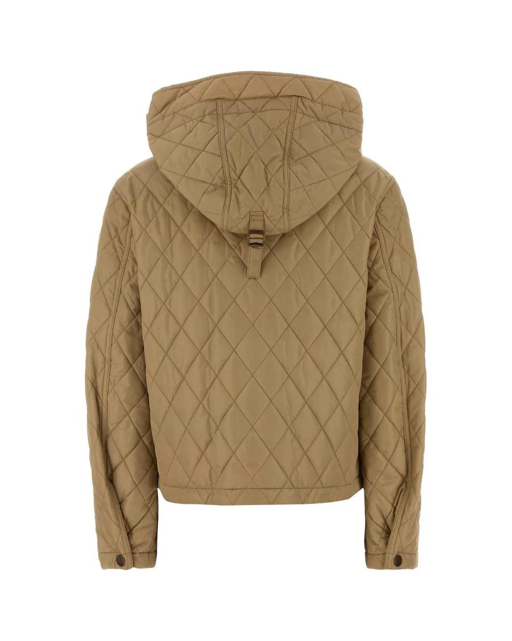 Burberry Natural Quilted Hood Jacket