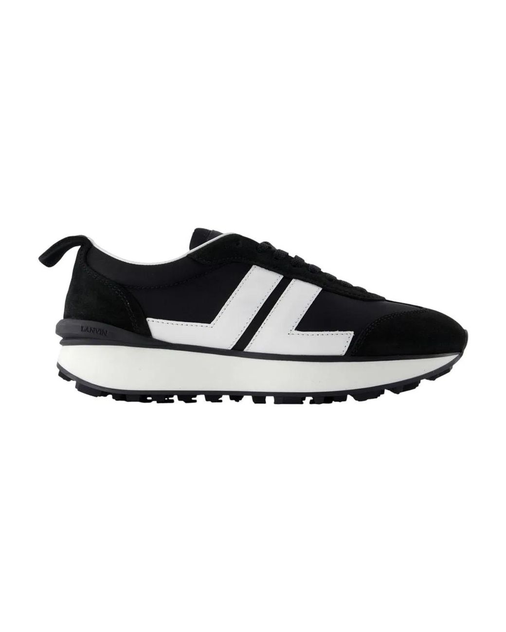 Lanvin Black Bumpr Sneakers for men