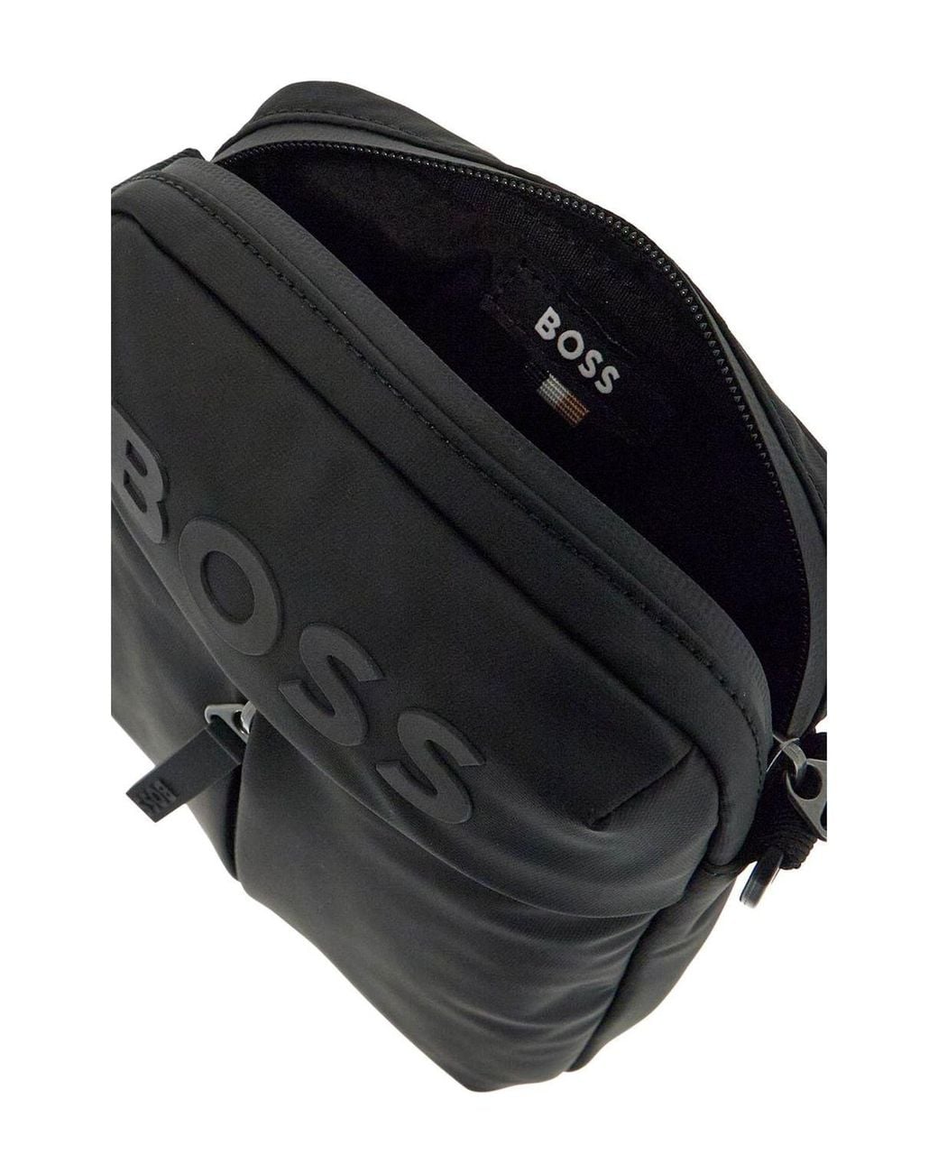 Boss Black Shoulder Bag for men