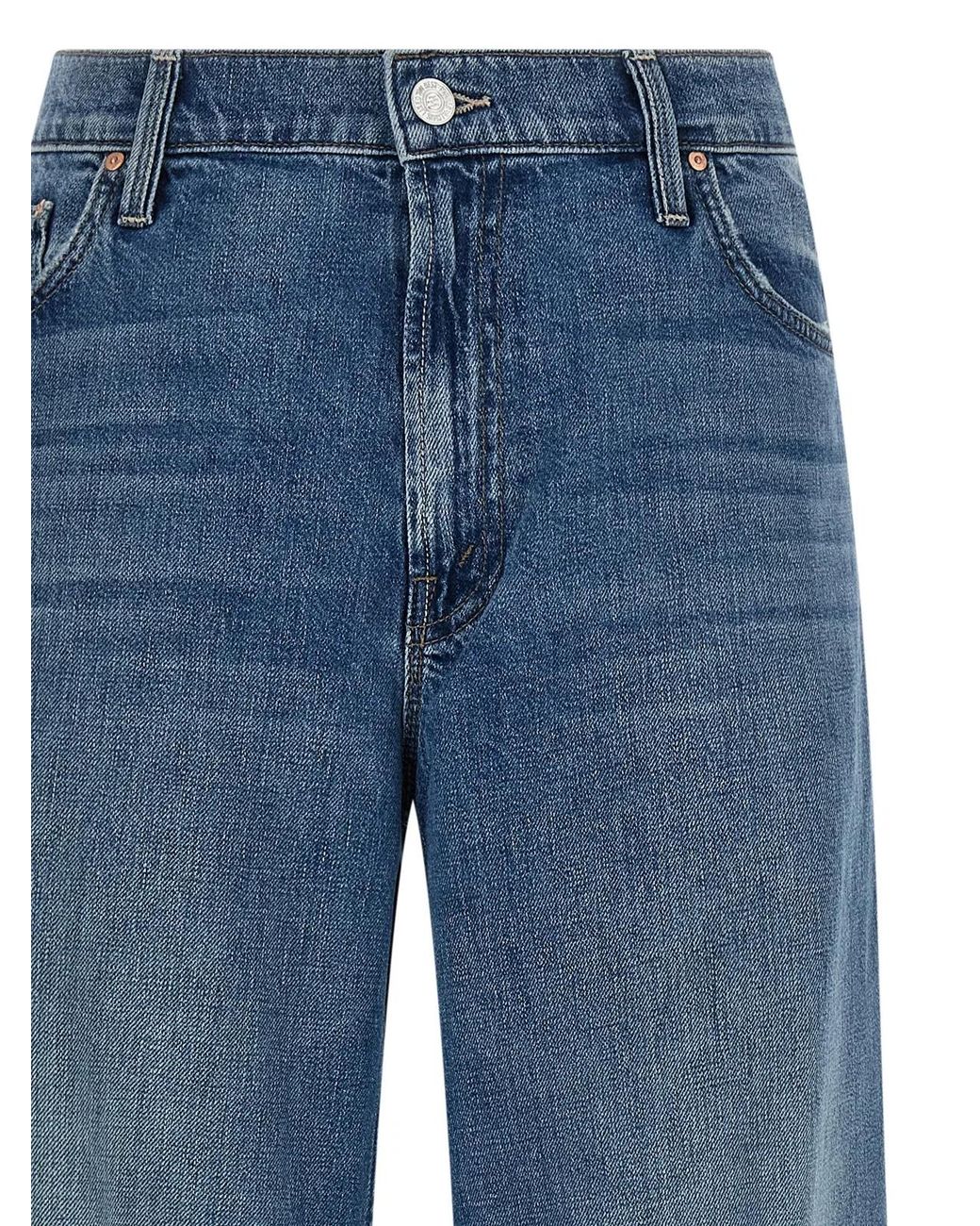 Mother Blue 'The Rerun Zip Sneak' Jeans